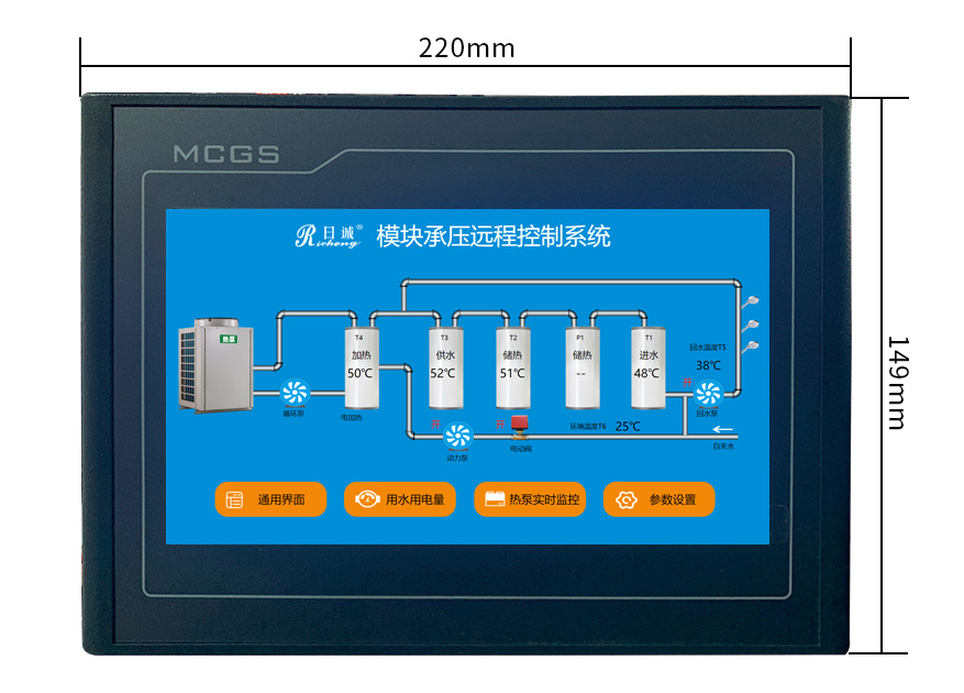 PLC-X5 外形尺寸图 220 × 149 × 28 mm