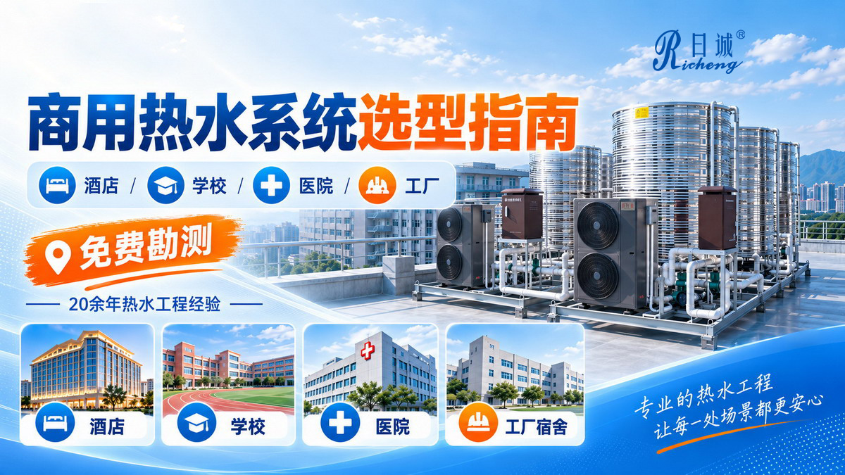 商用热水工程怎么选？酒店、学校、医院、工厂选型指南